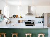 Antes/después: cocina tiradores dorados