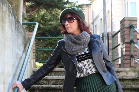 MIS LOOKS - FALDA PLISADA