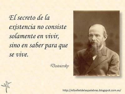 CITA DEL DÍA: DOSTOIEVSKY