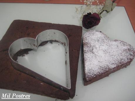 TARTA CORAZÓN DE CHOCOLATE (Libre de Gluten)