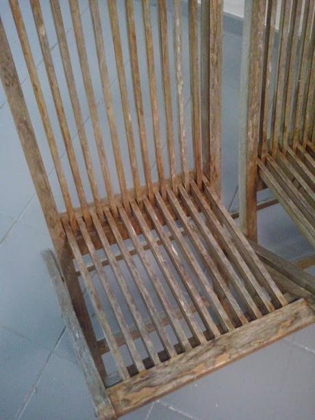 ♥ ♥ ♥ SILLAS DE JARDÍN RESTAURADAS