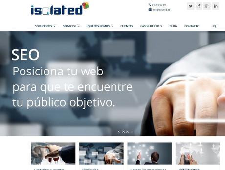iSolated, Agencia de Marketing Digital estrena nueva página web