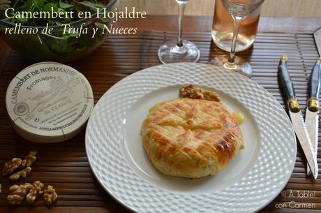 Camembert en Hojaldre relleno de Trufa y Nueces