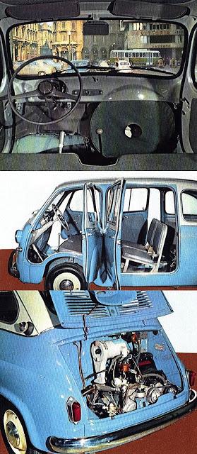 Multipla, un Fiat 600 para 6 personas