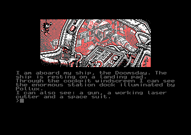 Analizamos la beta de Doomsday, una aventura conversacional para Amstrad que te atrapará