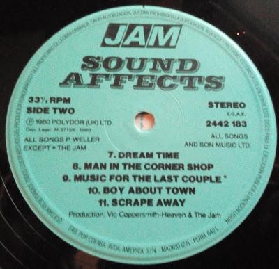 The Jam -Sound affects Lp 1980