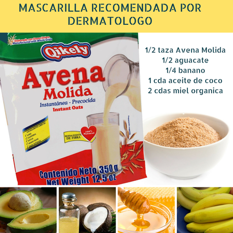 Mascarillas Faciales con Avena