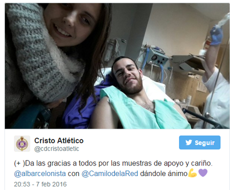 Jugador del Cristo Atlético de Palencia salva la vida gracias a la intervención de un médico que presenciaba el partido