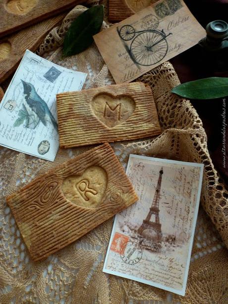 Galletas Corazón Tronco de Árbol San Valentín