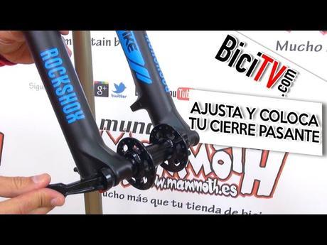 Cómo se deben ajustar y colocar los cierres de una bici