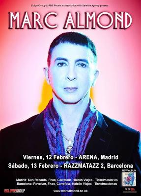 Marc Almond llega esta semana a Madrid y Barcelona