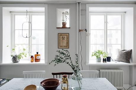 soluciones colecciones estilo nórdico estilo escandinavo cocinas decoración interiores decoración en blanco decoración colecciones Cómo exponer colecciones en casa cocina nórdica moderna blog decoración nórdica 