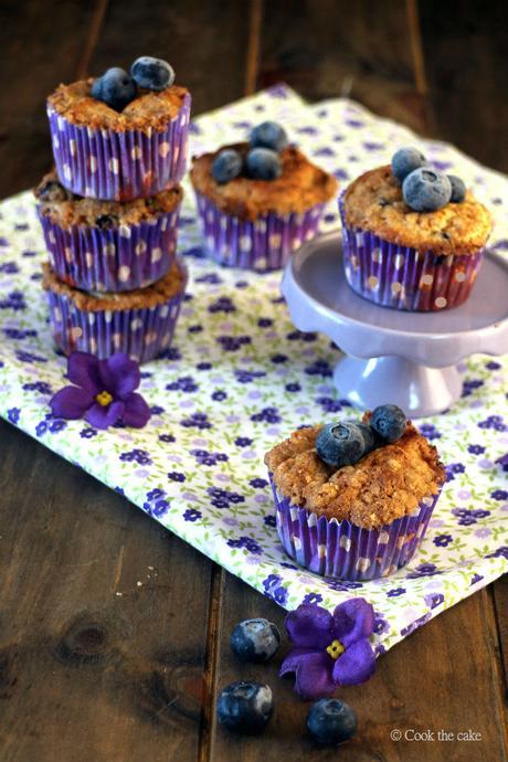 muffins arandanos, arandanos