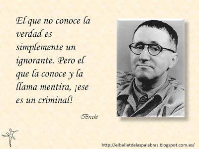 CITA DEL DÍA: BRECHT