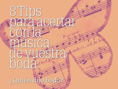 8 tips para acertar con la música de vuestra boda