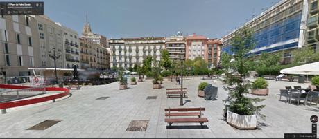 Plaza Vázuqez de Mella hoy. Foto: Google Maps 
