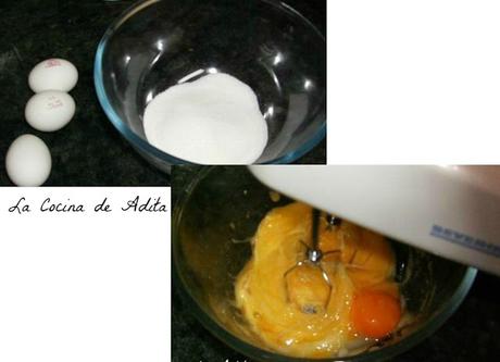 Bizcocho jugoso, de naranjas