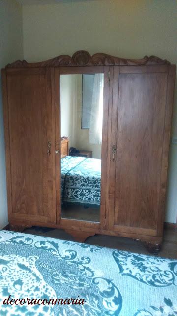 ♥ ♥ ♥ ARMARIO CASTAÑO RESTAURADO