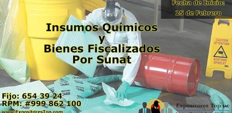 Tratamientos de Insumos Químicos y Bienes Fiscalizados por Sunat