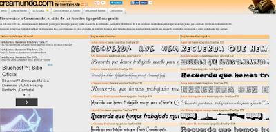 5 Páginas para descargar Tipografías Gratis