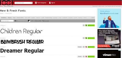 5 Páginas para descargar Tipografías Gratis