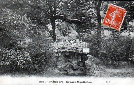 Destrucción por los nazis de las estatuas de París. 