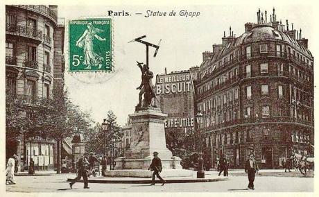 Destrucción por los nazis de las estatuas de París. 