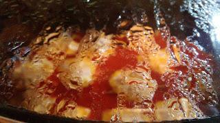 Albóndigas en salsa de tomate en Slow Cooker