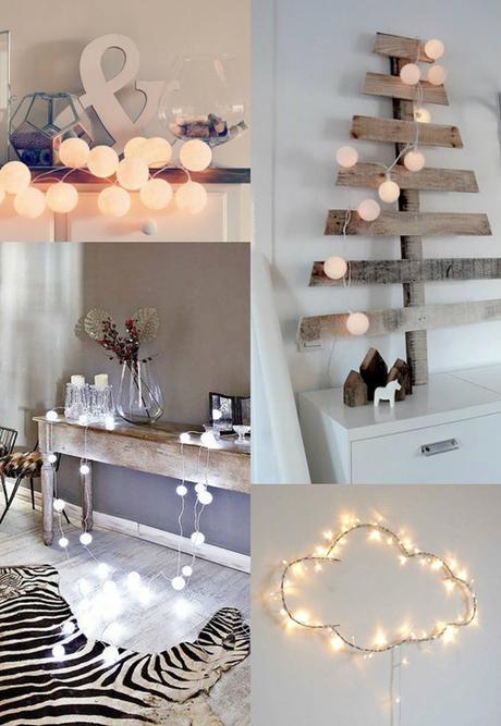 Ideas para decorar con guirnaldas de luz