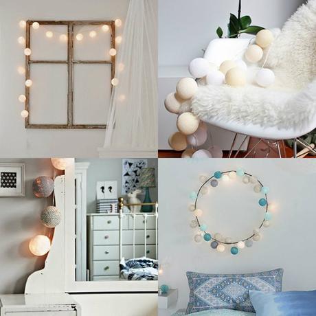 Ideas para decorar con guirnaldas de luz