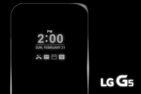 El LG G5 mantendrá la pantalla siempre encendida