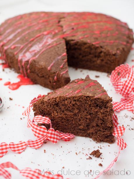 Bizcocho de chocolate {San Valentin}