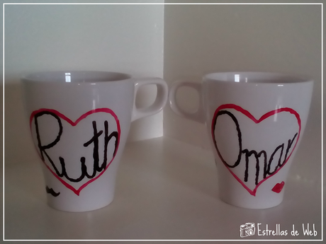 DIY - Tazas amorosas de ceramica personalizadas