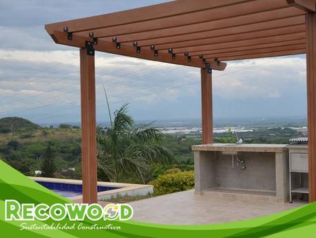 Residuos plásticos que se convierten en madera sintética eohouse_recowood2