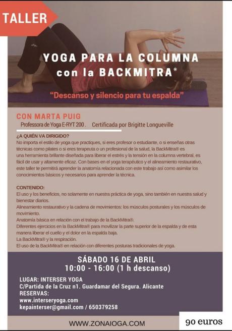 Taller Yoga y BackMitra en InterSer