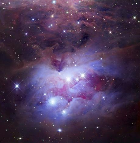 NGC 1977 en la nube molecular de Orión