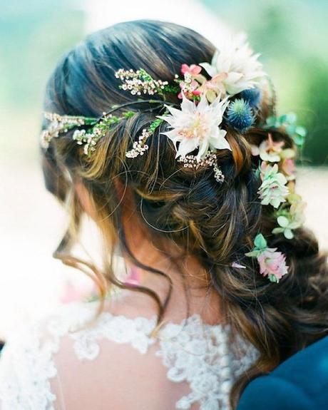 →Flores Naturales para el Cabello de la Novia←