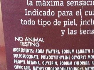 Productos que NO testan en animales