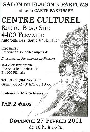 Salon de Frascos de Perfume y Tarjetas Perfumadas  en Flemalle, Belgica