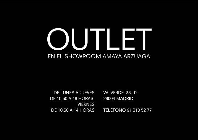 OUTLET AMAYA ARZUAGA en exclusiva para ti. A precio de costo ¡¡