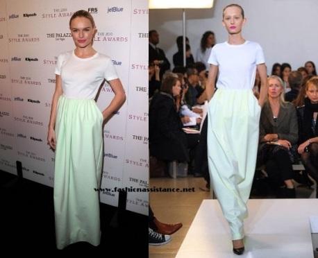 Kate Bosworth, de Jill Sander, en los Hollywood Style Awards. ¿Te gusta o te disgusta?