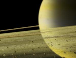 El violento origen de los anillos de Saturno