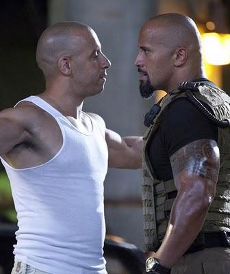 Primera foto oficial de 'Fast Five: Vin Diesel y Dwayne Johnson cara a cara