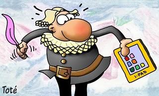 El tacto y el olor de los libros...