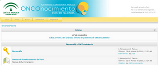 La Junta de Andalucía lanza un foro para los pacientes con cáncer La Junta de Andalucía lanza un foro para los pacientes con cáncer