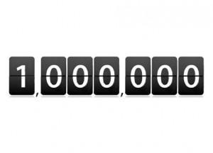 ¡Un millón de visitas!