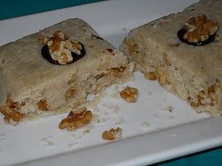 TURRÓN DE NATA Y NUECES