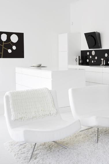 Apartamento en blanco y negro