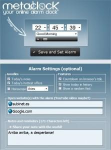 9 relojes despertadores gratis Online para ayudarte a despertar