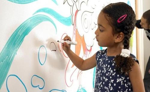 Pintura Ideapaint para niños